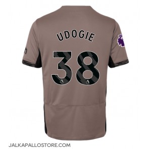 Tottenham Hotspur Destiny Udogie #38 Kolmaspaita Naisten 2023-24 Lyhythihainen